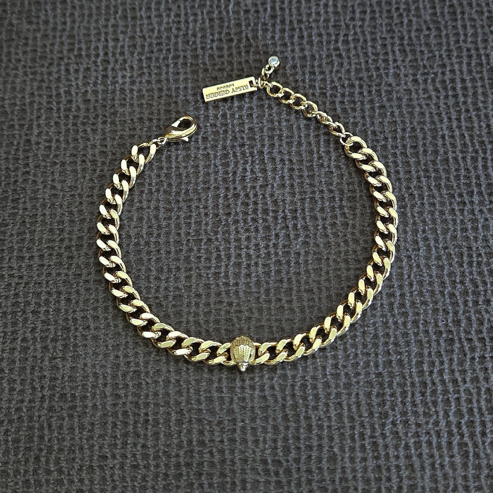 Kurt Geiger Gold Chain Bracelet with Pavé Animal Head Accent - Picture 15 of 16